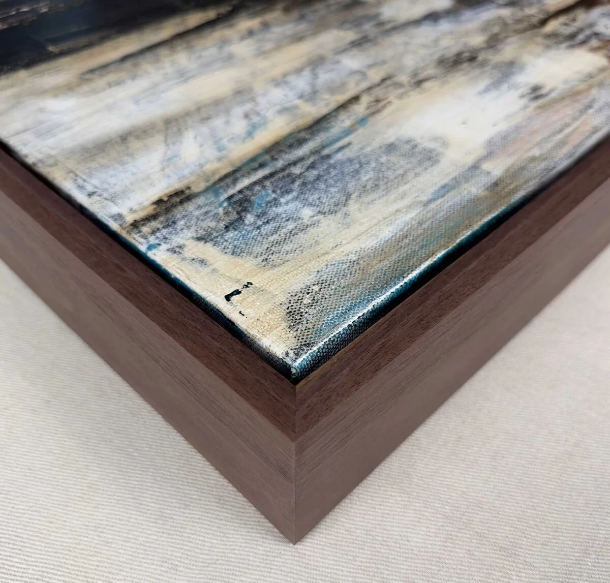 Walnut floating frame