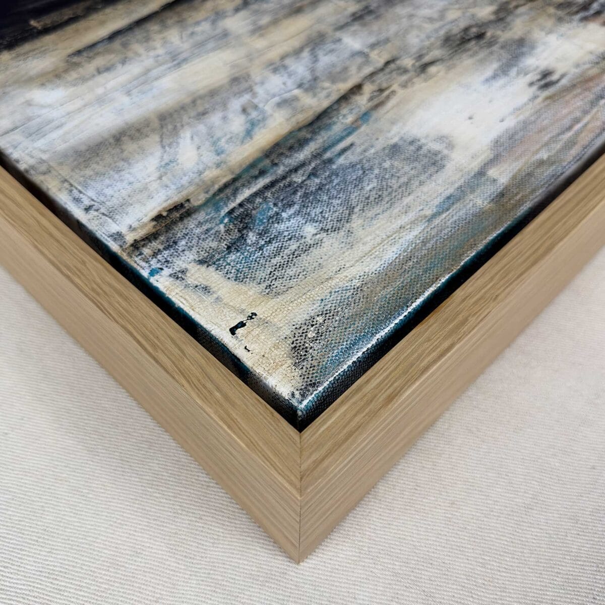 White oak floating frame