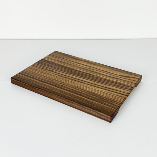 Zebra wood serving board