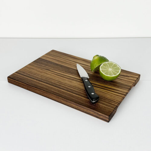 Zebra wood serving board