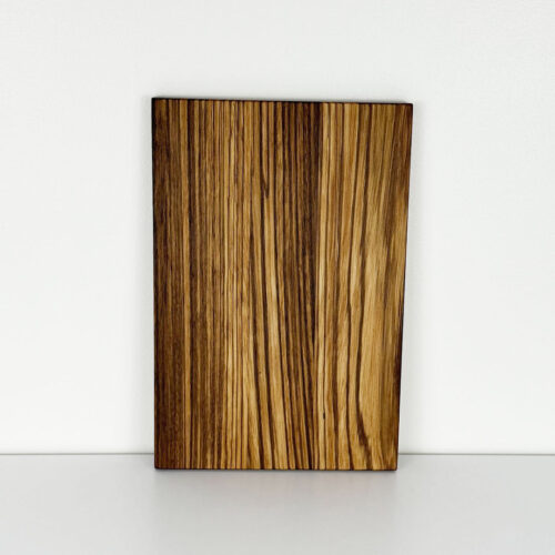 Zebra wood serving board